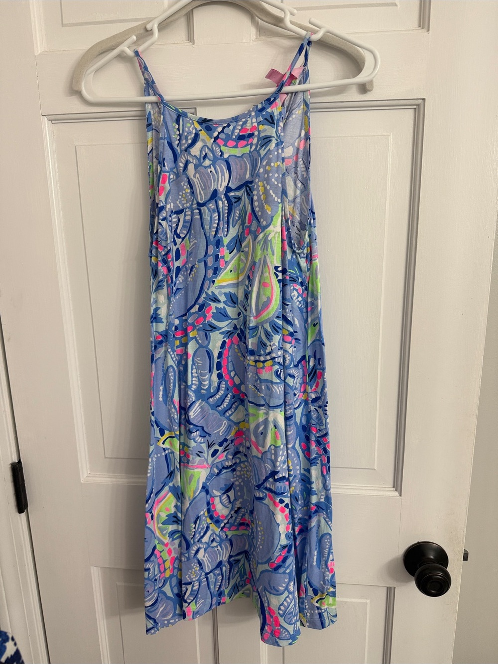 Lilly Pulitzer Blue Multi Paisley Print Sleeveless Sundress